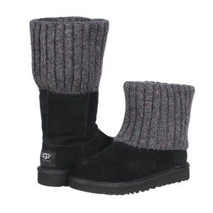 UGG Australia Girls Shea Kids Classic Black Boots